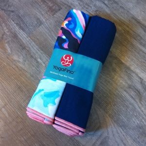 YOGAFINA 2-pack Skidless Yoga Mat Towels NWT